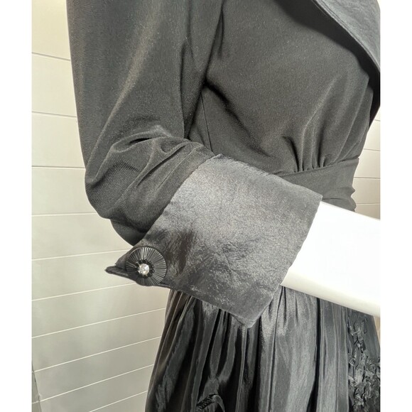 Beautiful Vintage Black JESSICA HOWARD -Audrey Hepburn Dress/8 Retro 50s’ Style - Picture 8 of 11